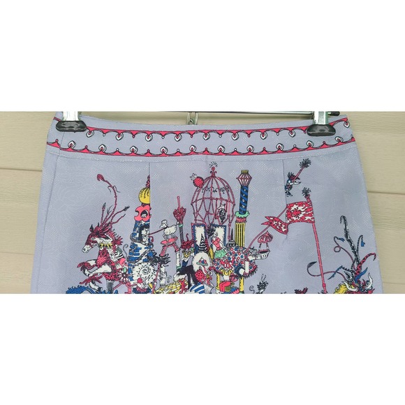 Whimsical "La Folle Parade" Purple Lace Trim Detail Skirt Small Unbranded - Picture 3 of 7